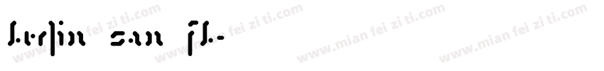 berlin san fb字体转换
